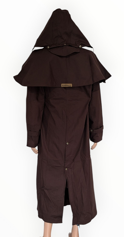 Ironbark Ranger - Long Coat - Oilskin - Dark Brown