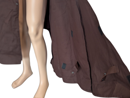 Ironbark Ranger - Long Coat - Oilskin - Dark Brown