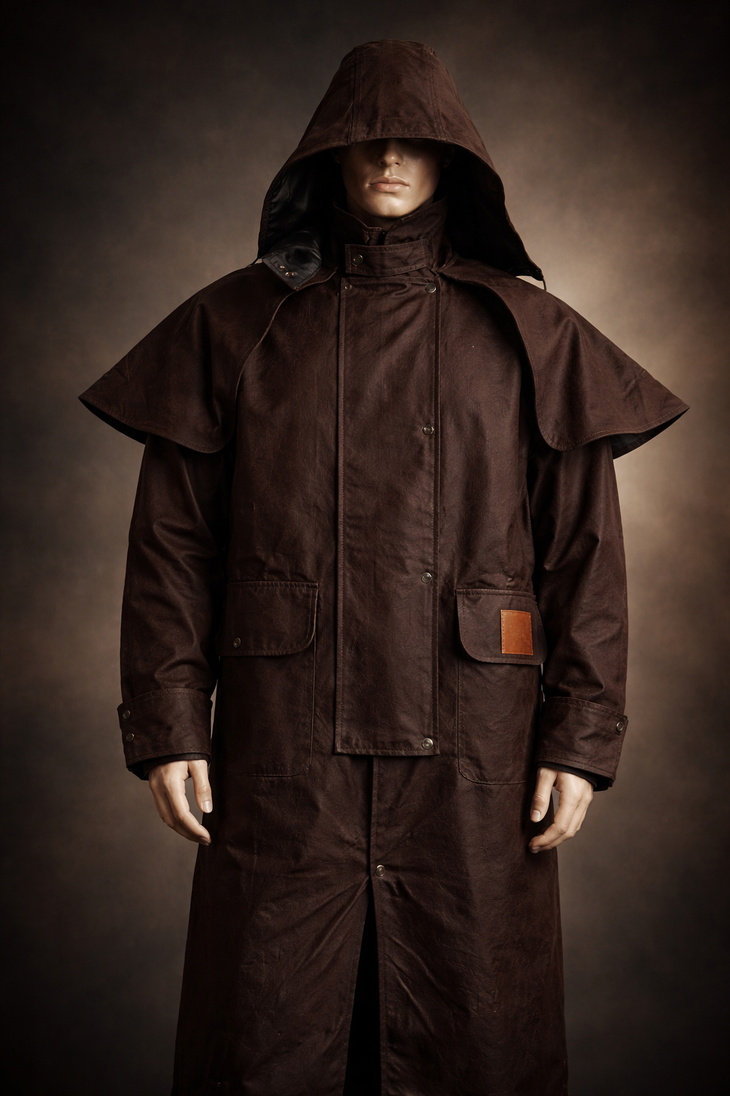 Ironbark Ranger - Long Coat - Oilskin - Dark Brown