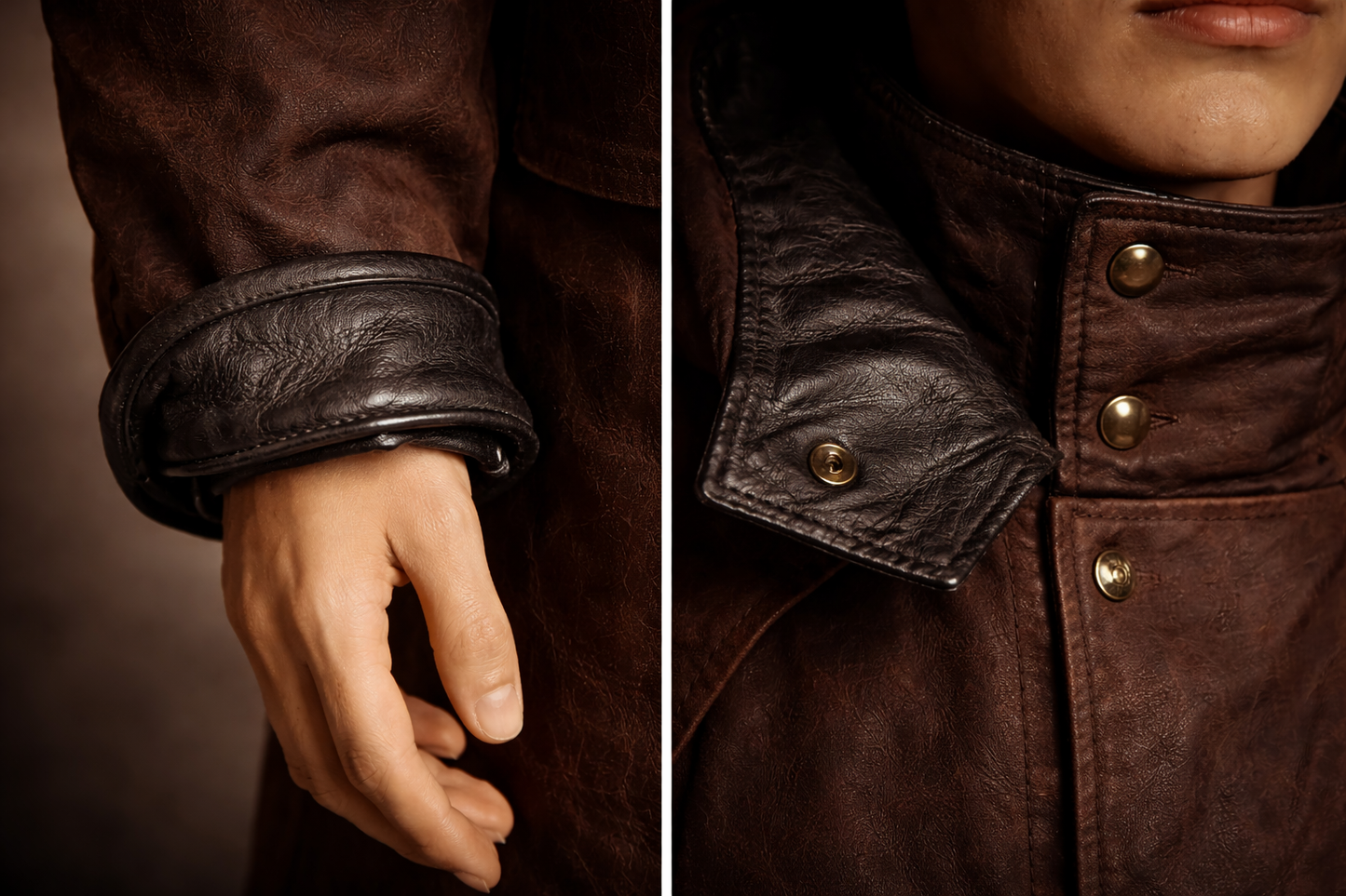 Ironbark Ranger - Long Coat - Oilskin - Dark Brown